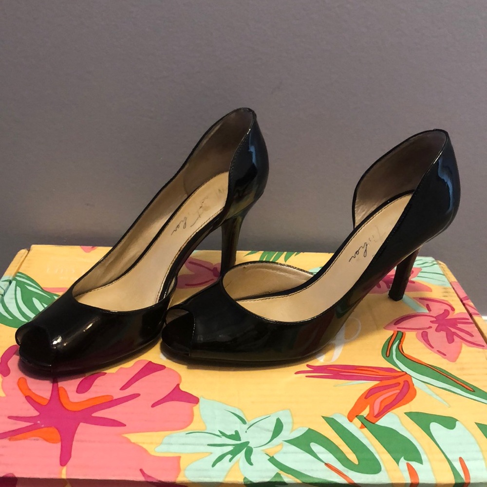 Marc Fisher Peep Toe Heels - 7.5M